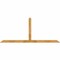 Ekena Millwork Portland Rough Sawn Timber Gable Bracket, Western Red Cedar, 96"W x 40"H x 2"D x 4"F, 10/12 Pitch GBW096X40X0204POR00RWR - alternate 1
